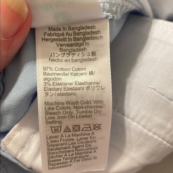 Jay Crew High Rise Girlfriend Chino Pants with Relaxed Fit and Straight Leg 12 - Picture 13 of 13